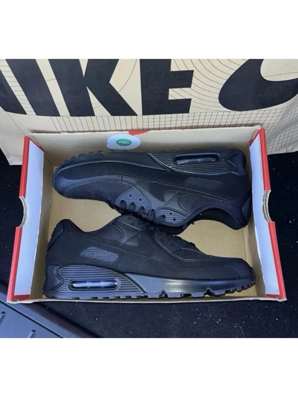 NEW Nike Air Max 90 Recraft Triple Black - Men's Size 11 (CN8490-003)